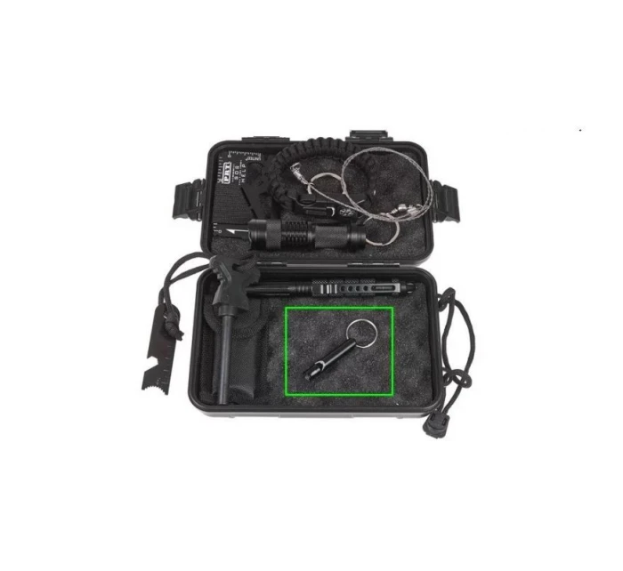 Píšťalka pro přežití GUARD hliníková černá (YC-010-BL)