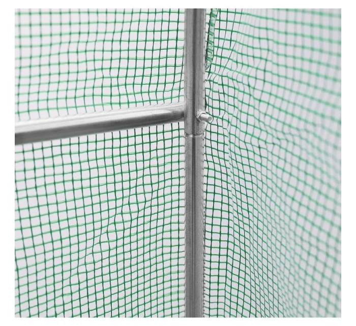 ZAHRADNÍ TUNEL 200x200x200 cm PE KONSTRUKCE ZELENÁ OCEL