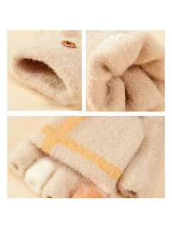 Dámské / dětské zimní palčáky - modré dámské