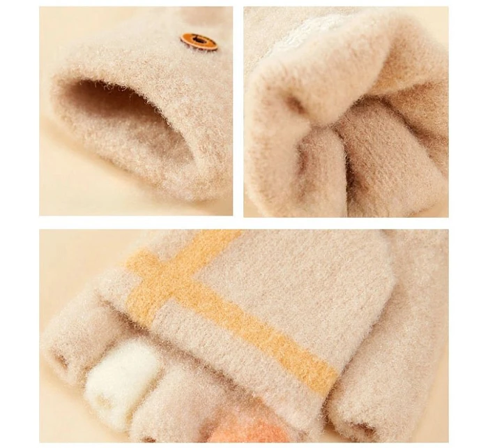 Dámské / dětské zimní palčáky - modré dámské