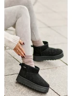 Sněhule se zdobením na platformě Big Star model 21676183 černé - Big Star Shoes