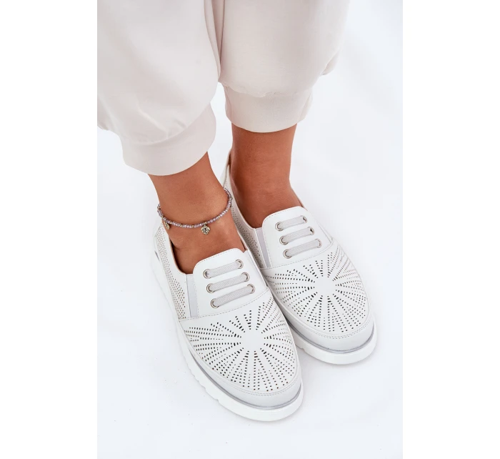 Dámské Polobotky Na Klínku Bílé model 21691194 - EVENTO