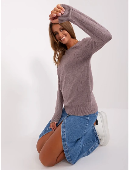 Sweter AT SW model 18895533 jasny fioletowy - FPrice