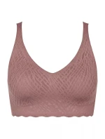 Dámská podprsenka ZERO Feel Bliss Bralette - BROWN - hnědá 1141 - SLOGGI