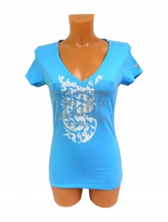 LEONE dámské tričko LW1011/S16 tyrkysová "M"