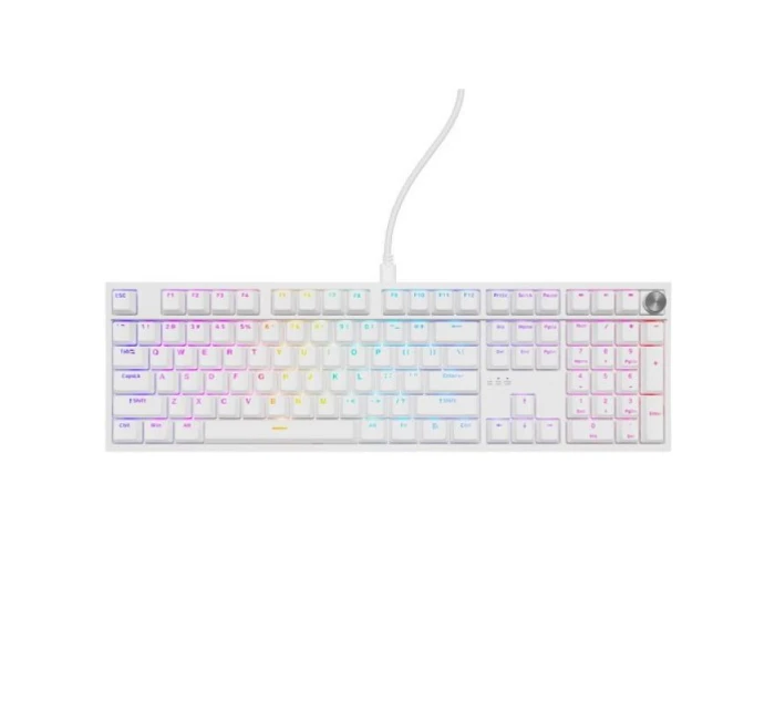 GENESIS THOR 404 Univerzální USB QWERTY klávesnice česky Bílá