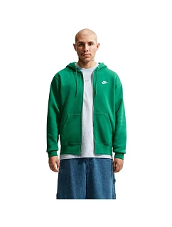 Pánská mikina Nike Club BB FZ Hoodie, zelená, FN3861, 365, XL