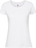 Fruit of the Loom Lady-Fit Iconic 195 T Dámské tričko z těžké bavlny 16.1424 white
