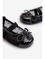 Dětské baletky S Mašlí Černé Jellema