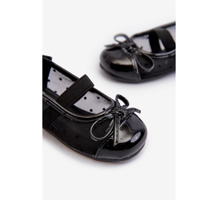 Dětské baletky S Mašlí Černé Jellema