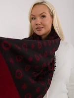 Šála AT SZ 1701.61 černo-červená