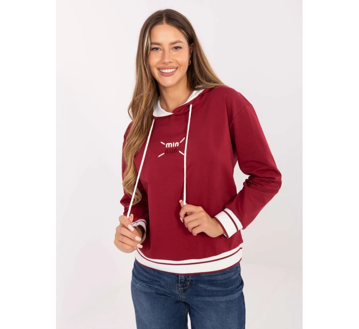 Bluza RV BL model 21314412 bordowy - FPrice