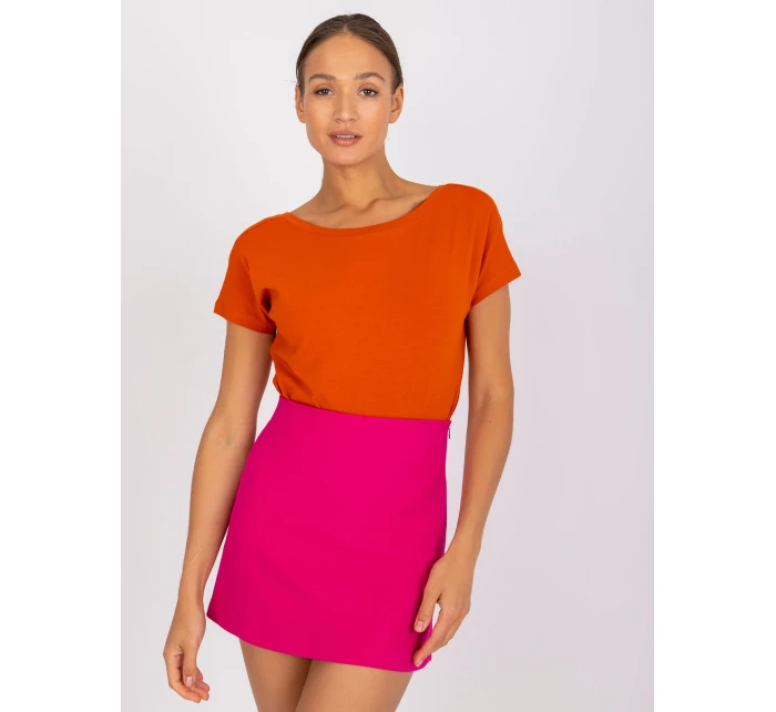 T shirt RV TS model 21275305 ciemny pomarańczowy - FPrice T shirt RV TS model 21275305 ciemny pomarańczowy - FPrice