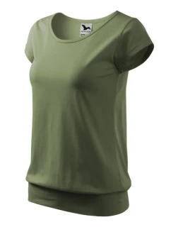 City tričko dámské khaki