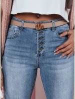 Dámské úzké džínové kalhoty s vysokým sedem DERMIX FashionStreet UY2394