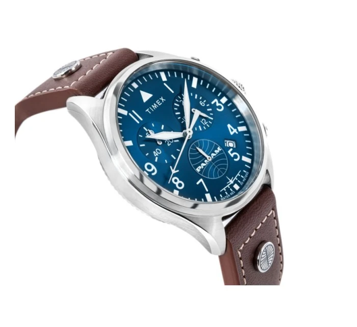 TIMEX X PAN AM® Waterbury Pánské hodinky TWG030000 + BOX TIMEX X PAN AM® Waterbury Pánské hodinky TWG030000 + BOX