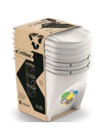 Odpadkové koše 25 L SORTIBOX SET 3 ks. popelavě šedá Odpadkové koše 25 L SORTIBOX SET 3 ks. popelavě šedá