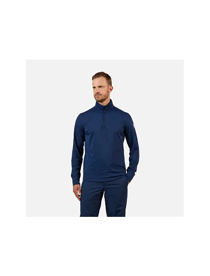 Pánská mikina ROSSIGNOL MID LAYER STRETCH HZ, tmavě modrá