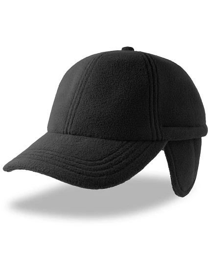 Atlantis Headwear Snow Flap Stopper-S 6 panelová baseballová kšiltovka přes uši 33.0258 black Atlantis Headwear Snow Flap Stopper-S 6 panelová baseballová kšiltovka přes uši 33.0258 black