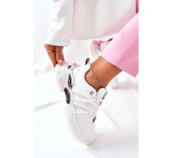 Dámské Sportovní Obuv Memory Foam Big Star II274088 Bile Dámské Sportovní Obuv Memory Foam Big Star II274088 Bile