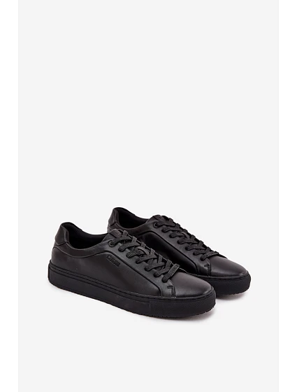 Kožené Pánské Tenisky Big Star model 21706234 Černé - Big Star Shoes