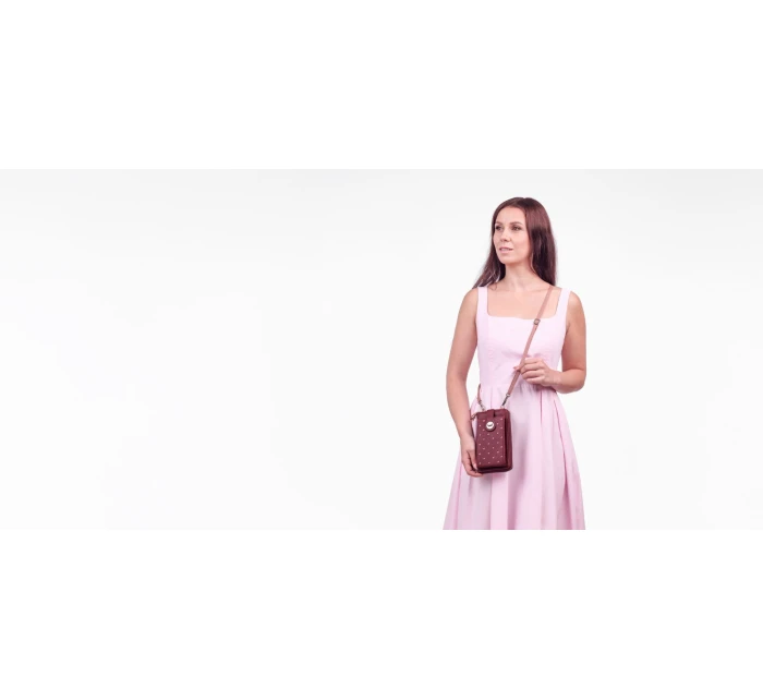 Dámská crossbody peněženka Vuch Philly Wine Dámská crossbody peněženka Vuch Philly Wine