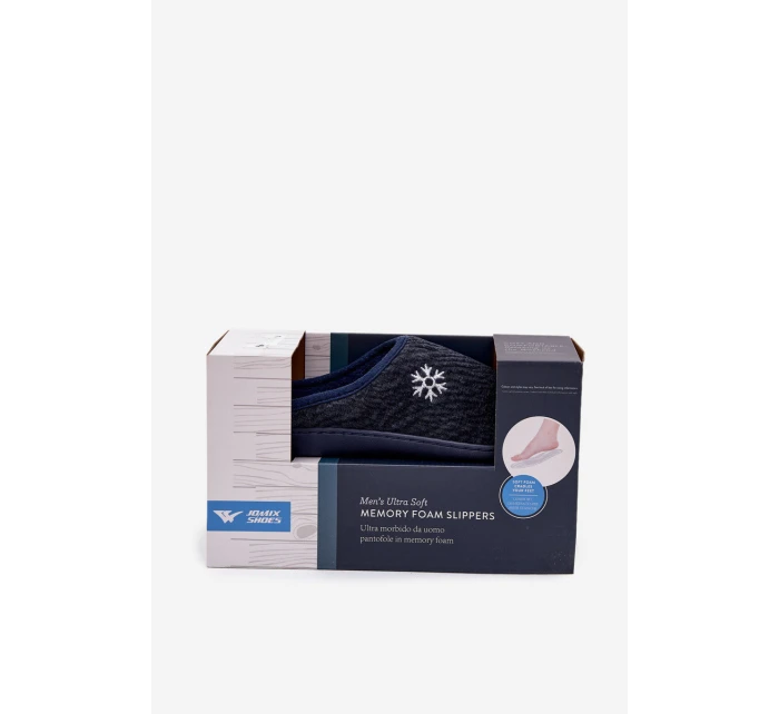 Pánské domácí pantofle Darline – granátové