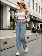 Jeansy damskie  stan niebieskie model 22123837 - FashionStreet