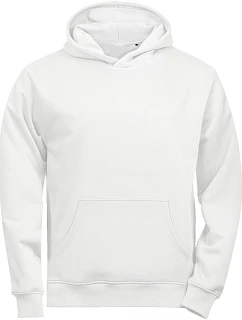 TJ Dětská mikina s kapucí z těžké bavlny "Unlabeled" white model 22465002 - Tee Jays