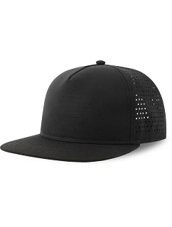 Atlantis Headwear Bank Five-S 5 panelová kšiltovka 33.0232 black/black