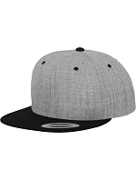 Flexfit 6089M 6 panelová Snapback kšiltovka 55.6089 heather grey/black Flexfit 6089M 6 panelová Snapback kšiltovka 55.6089 heather grey/black