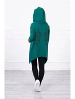 Mikina s potiskem model 21755704 zelená - K-Fashion