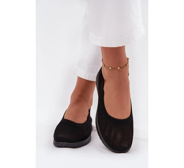 Dámské Síťované Baletky  Černé model 21707170 - Boto