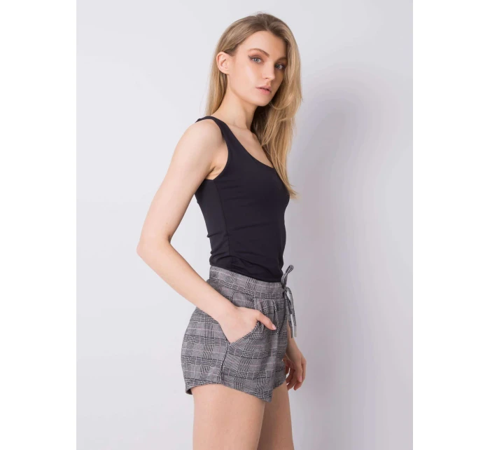 Šortky D17003O61874K šedá černá