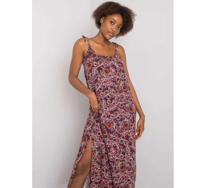 Šaty na SK 1571.36P kaštanová Šaty na SK 1571.36P kaštanová