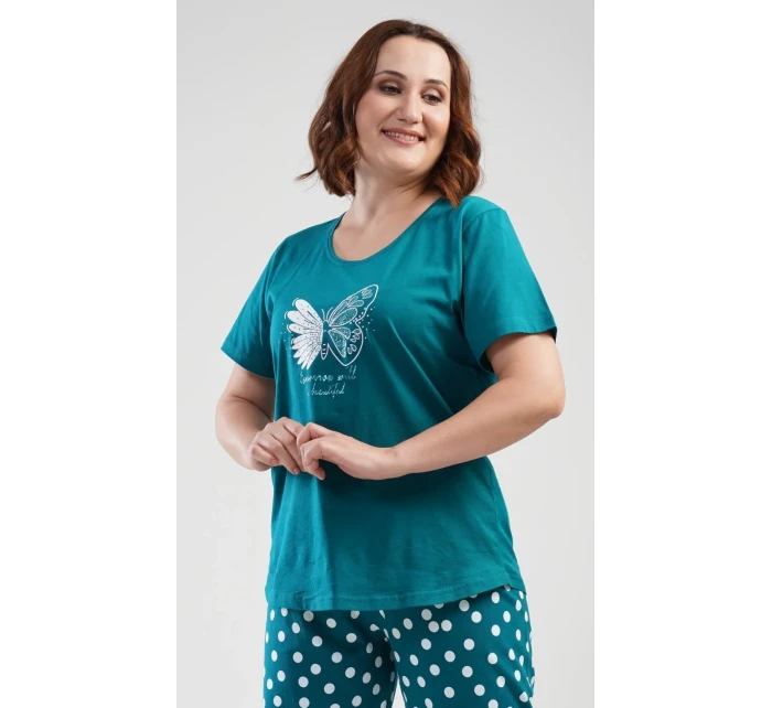 Dámské pyžamo kapri Motýl Dámské pyžamo kapri Motýl