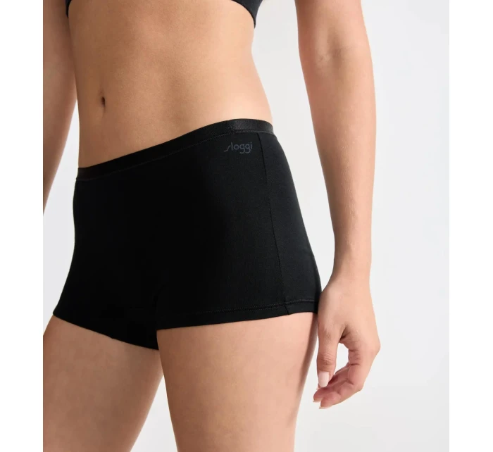 sloggi GO Daily Cotton Short 3P - BLACK - SLOGGI BLACK - SLOGGI sloggi GO Daily Cotton Short 3P - BLACK - SLOGGI BLACK - SLOGGI