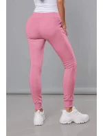 Světle růžové teplákové kalhoty model 17672215 - J.STYLE