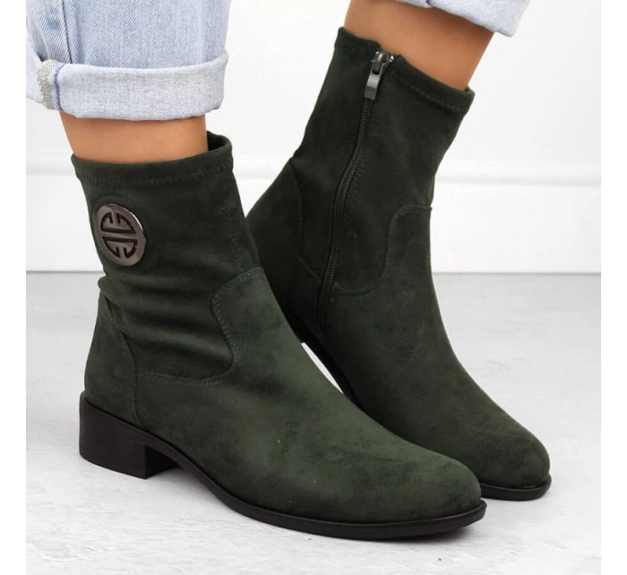 Semišové boty Jezzi W ASA198-28 JEZ432B Semišové boty Jezzi W ASA198-28 JEZ432B