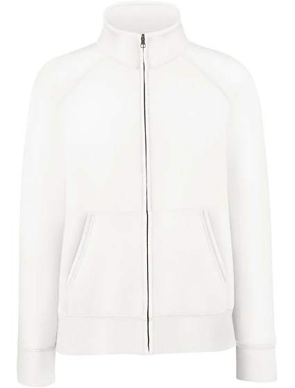 Fruit of the Loom Premium Lady-Fit Sweat Jacket Dámská mikina 16.2116 white Fruit of the Loom Premium Lady-Fit Sweat Jacket Dámská mikina 16.2116 white