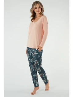 Italian Fashion Julietta long length sp. barva:lososová/potisk