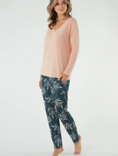 Italian Fashion Julietta long length sp. barva:lososová/potisk