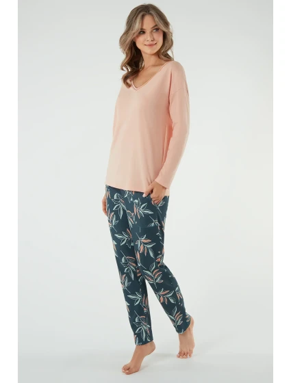 Italian Fashion Julietta long length sp. barva:lososová/potisk Italian Fashion Julietta long length sp. barva:lososová/potisk