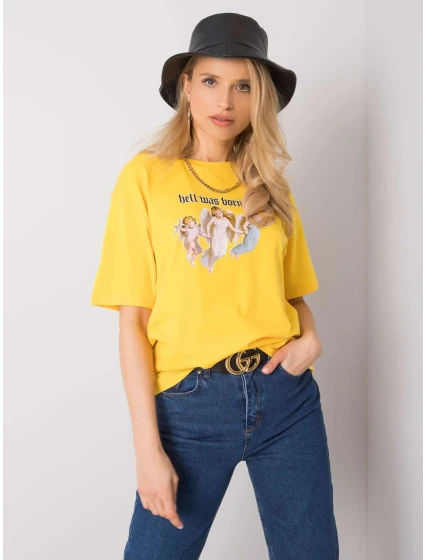 Tričko DS TS model 15092111 žlutá - FPrice Tričko DS TS model 15092111 žlutá - FPrice