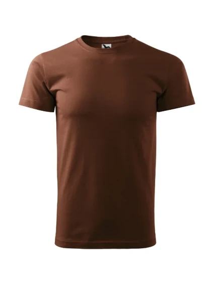 Heavy New tričko unisex čokoládová