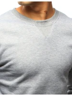 Pánská mikina s kapucí šedá model 21962650 - FashionStreet