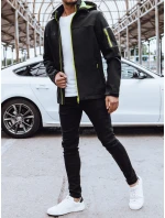 Pánská softshellová bunda s kapucí černá FashionStreet TX4473