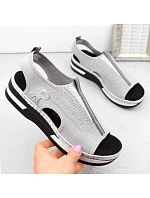 Pohodlné nazouvací sandály W model 22050723 - Rieker Pohodlné nazouvací sandály W model 22050723 - Rieker