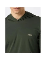 Pánské tričko Mix & Match Dark Green Longsleeve model 22305105 - Boss