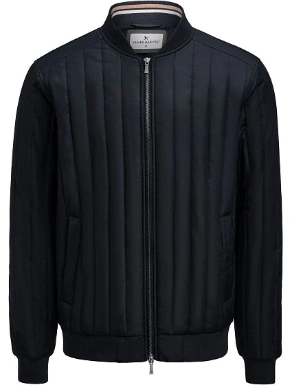 James Harvest Scarsdale Jacket Men Pánská prošívaná bunda 62.1053 black James Harvest Scarsdale Jacket Men Pánská prošívaná bunda 62.1053 black